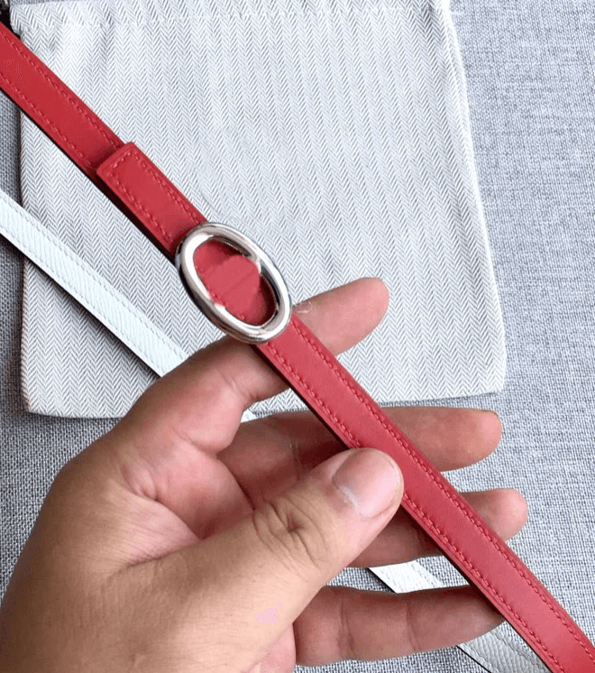 Red Hermes Belt