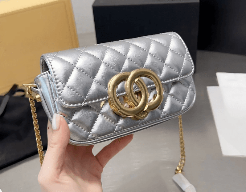 Silver Mini Chanel