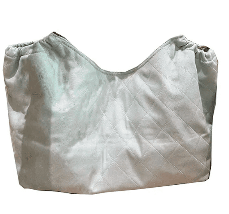 Mint chanel tote (with brown - literally the most perf bag)